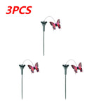 Solar Powered Flying Wobble Solar Flying Bird Butterfly Artificial Fake Hummingbird Dancing Fluttering Butterflies Garden Decor