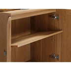 Buffet Sideboard Cabinet Farmhouse Modern 3 in1 Storage Cabinet with Adjustable Shelves for Kitchen, Coffee Bar, Living Room