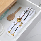 Kitchen Multi-purpose Cutlery Storage Tray Knife Holder Fork Spoon Classification Organizer Drawer Categorized Storage Boxes