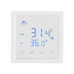 MH1828A Smart Thermostat LED Touch Screen Floor Heating Temperature Controller 85-265V Electric Heating Temp Regulator 16A