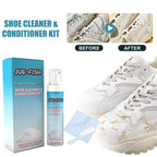 Foaming Shoes Cleaner Kit Removes Shoes Yellow Dirts Sneakers Stains Whiten Polishing Cleansing Deoxidizer White Shoes Cleaner