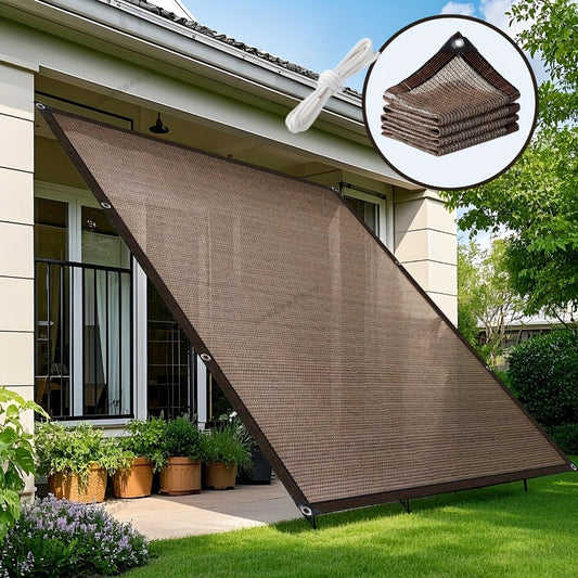 Garden Shade Cloth with Grommets Shade Cloth Sun Shade Fabric Shade Cover for Patio Garden Pergola Shade Cover Canopy Greenhouse