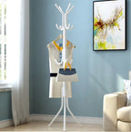 2022Standing Coat Rack Wall Entrance Shoe Rack Metal Stand for Furniture on Wheels Hanger Floor Clothes Wardrobes Clothing Shelf