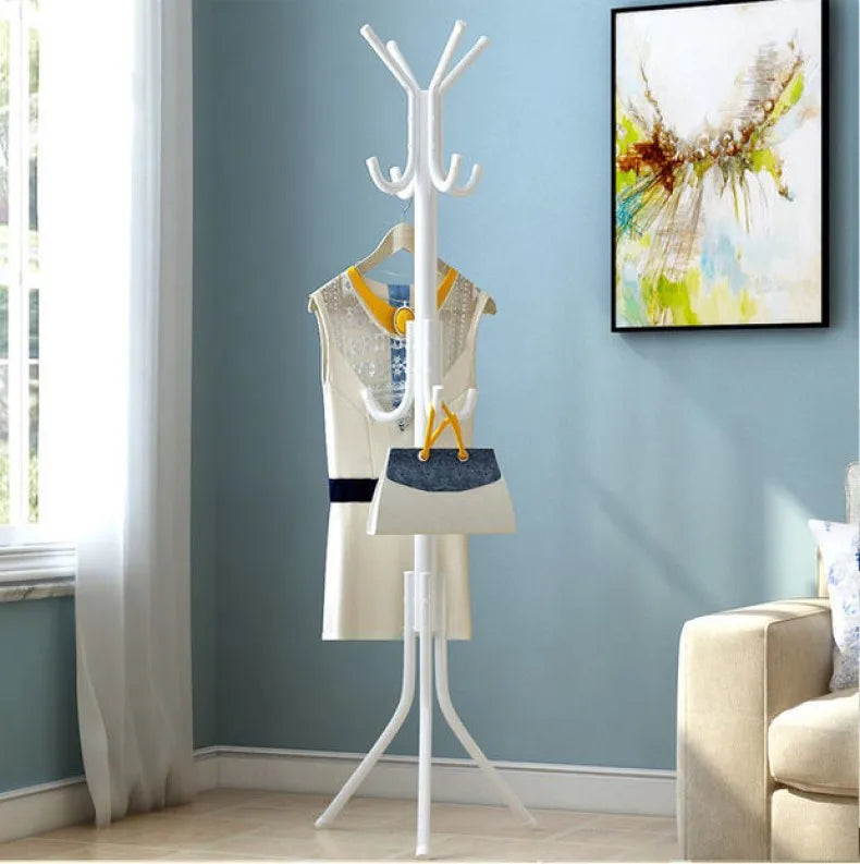 2022Standing Coat Rack Wall Entrance Shoe Rack Metal Stand for Furniture on Wheels Hanger Floor Clothes Wardrobes Clothing Shelf