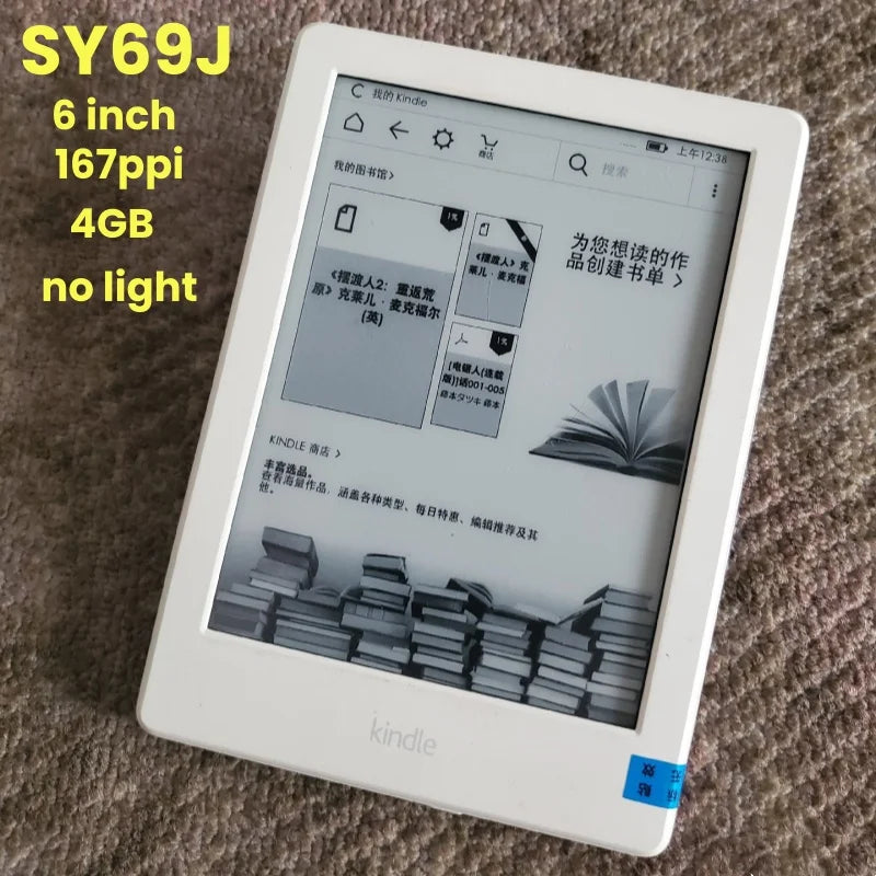 Used kindle Paperwhite 6 kindle 8 6 used ebook e book eink e-ink reader inch touch screen wifi ereader no light for kindle kobo