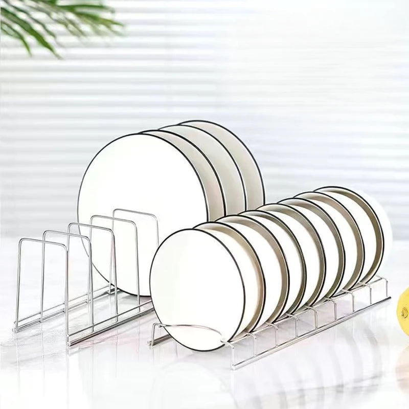 Household Kitchen Stainless Steel Bowl And Dish Drain Storage Rack, Kitchen Cabinet Drain Bowl Rack, Bowl And Dish Storage Rack