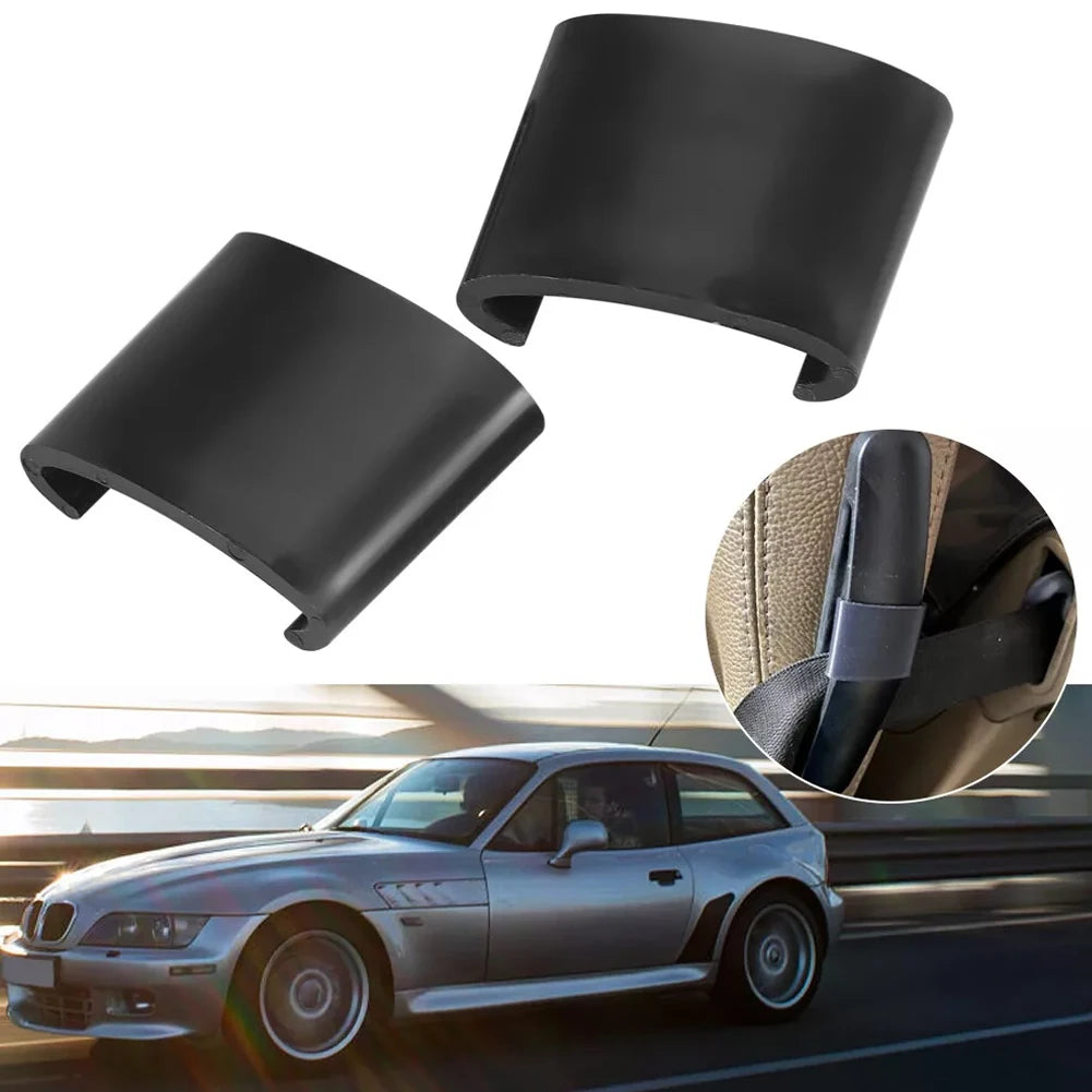 2Pcs Car Safety Seat Belt Guide Clip Plastic Car Seat Belt Guide Clip for BMW Z3 M Roadster M Coupe Interior Accessories