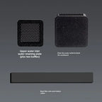 For Xiaomi Mijia smart aquarium modification backplane bottom stickers import and export accessories aquascape sand blocking
