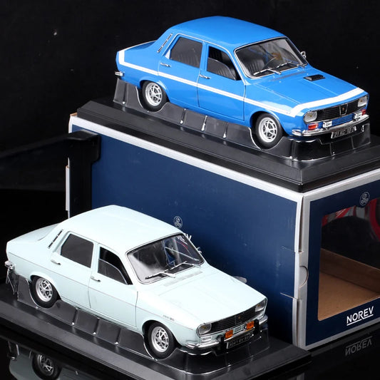 Norev 1/18 Scale Big Renault 12 TS 1974 Gordini 1971 Diecast Car Model Classic Toy Vehicles Blue Miniaturas Collectibles Gifts