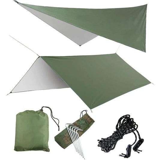 Camping Tarp Waterproof Tent Tourist Awning Shade Garden Canopy Beach Sunshade Outdoor Ultralight Sun Shelter