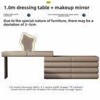 Japanese Modern Luxury Vanity Dresser Storage Women Cabinet Drawer Dressing Table Modern Women Penteadeira Trendy Furniture