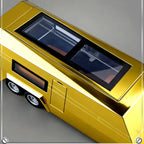 1:32 Cybertruck Pickup Alloy Car Model Diecasts Off-road Vehicles Truck Car Model Sound Light Kids Toys Gift