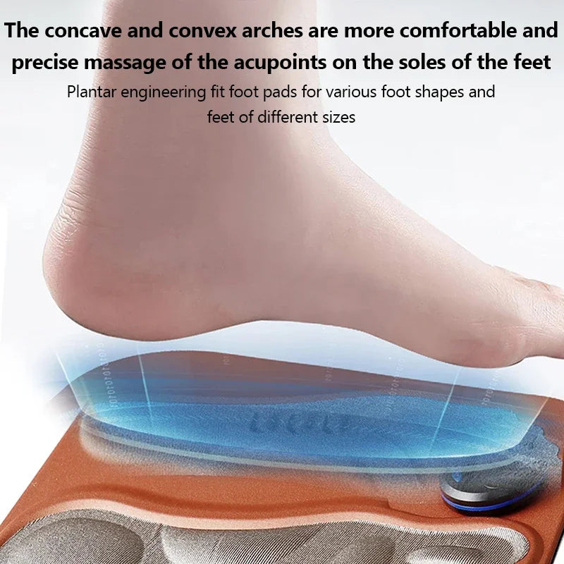 Smart 3D Foot Massage Pad Feet Massager Foldable Accupressure Mat Muscle Electroestimulador Physiotherapy Foot Helper Relaxation