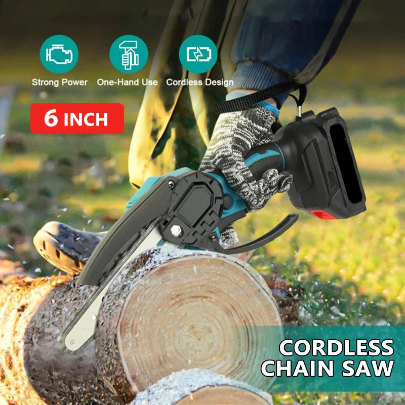 Electric Garden Pruner Chainsaw Telescoping Pole 3 IN 1 Pruner High Branch Saw Garden Tree Pruning Tool For Makita 18V Battery