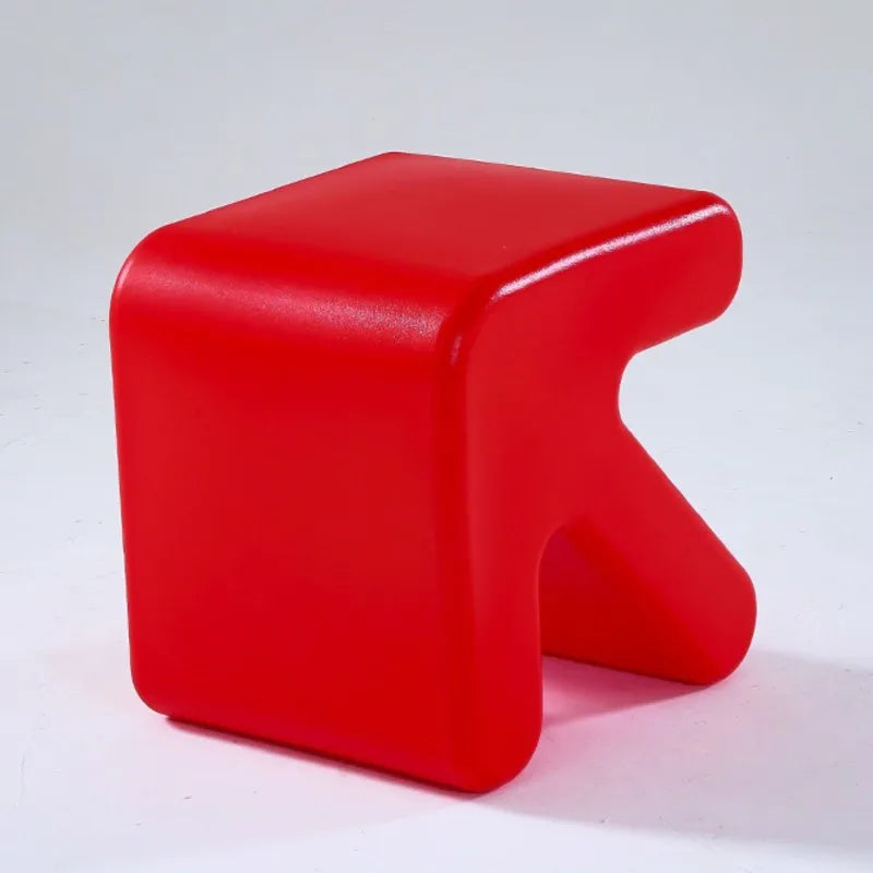 FULL LOVE Nordic Small Stool Household Children's Bench Creative Arrow Thickened Plastic Fitting Room Door Shoe Changing Stool