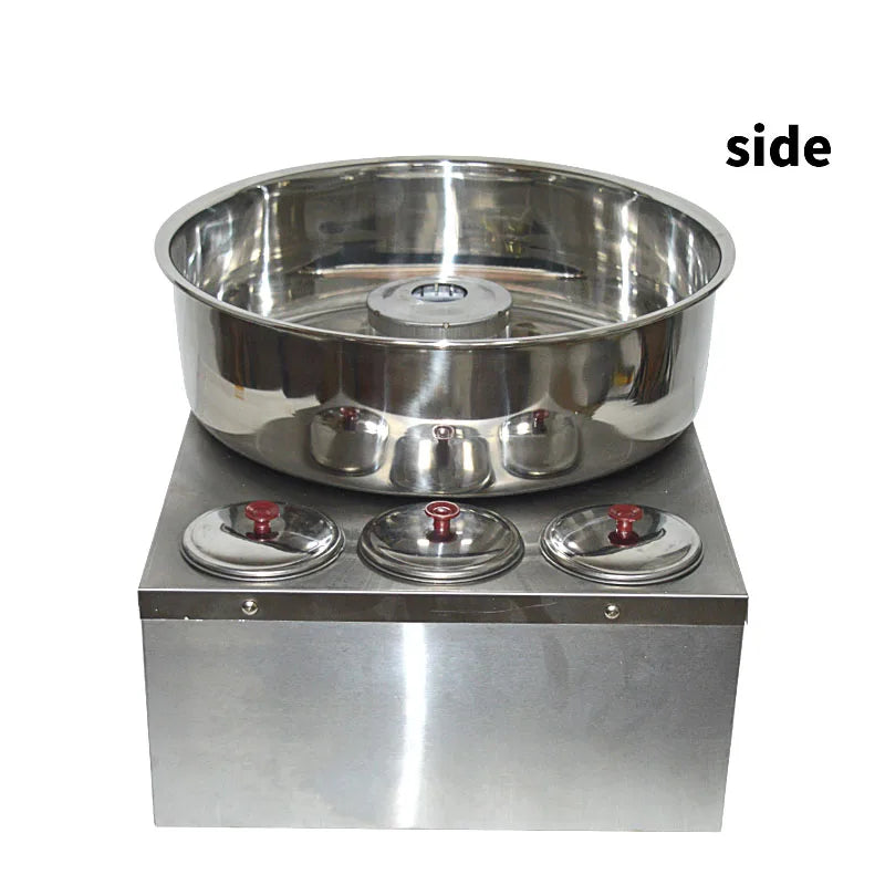 Commercial Stainless Steel gas cotton candy maker DIY candyfloss machine fancy brushed cotton candy machine 1pc