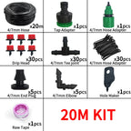 5-20M Drip Irrigation System Plant Watering Set Watering Kits Adjustable Drippers For Irrigation Micro Garden Watering System