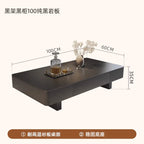 Modern Luxury Coffee Tables Storage Nordic Minimalist Marble Coffee Tables Rectangular Black Mesas De Centro Para Sala Furniture