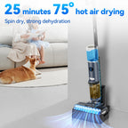 JONR ED12 Pro Cordless Vacuum Cleaner Wet & Dry Vertical Vacuum Cleaner with Hot Air Dry Self-Cleaning For Smart Home Appliances