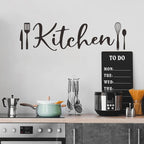 English Slogan Kitchen Wall Sticker Restaurant Kitchen Cooktop Background Home Decoration Wallpaper Creative Pattern Stickers