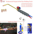 Professional Gas Welding Torch Oxygen Propane Propylene MAPP LPG Butane Nature Gas for Plumbing Soldering HVAC Pipe Brazing