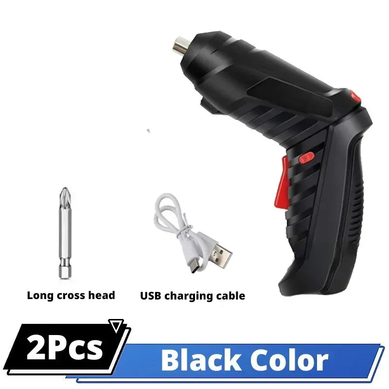 4.2V Electric Drill Cordless Power Tools Set Household Maintenance Repair 1800mAh Lithium Battery Mini Household Screwdriver