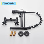 Kitchen Sink Faucet Embedded Concealed Mixer Faucets Hot&Cold Kitchen Sink Mixer Taps Two Mode Tap Dual Handles Pull Down Cranes