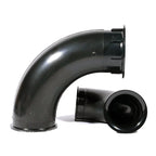 Black Curved Speaker Box Port Tube for 8inch to 12inch Bass Inverted Guide Tube Curved Vent Speaker Tube for Home Audio Systems