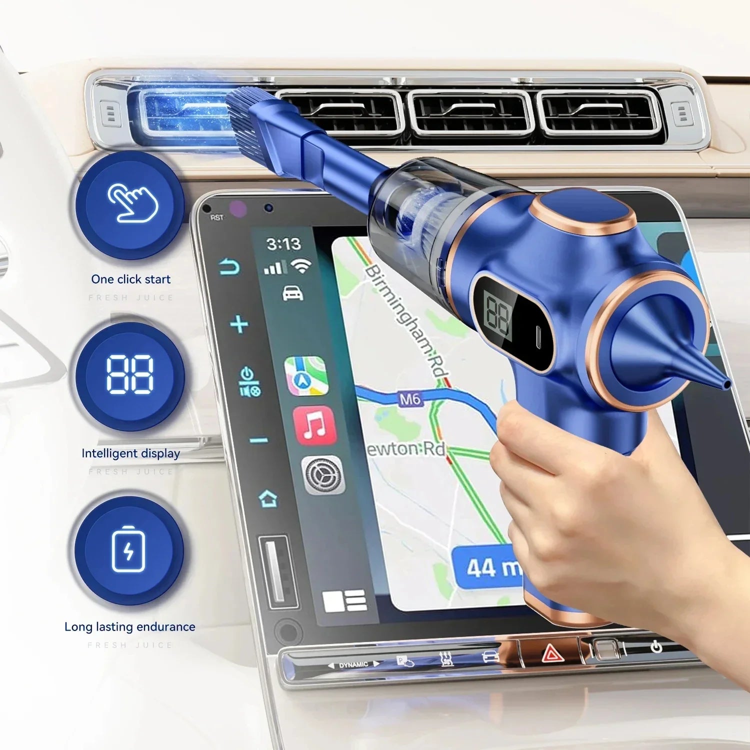 Xiaomi 9500000Pa 5 in 1 Wireless Vacuum Cleaner Automobile Portable Vacuum Cleaner Handheld Car vehicle-mounted Appliance Home