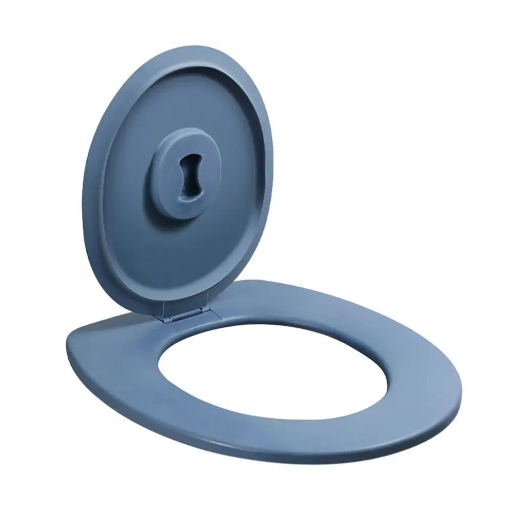 Durable Plastic Toilet Seat Lid Potty Seat Removable Movable Toilet Lid Camping Bucket Seats Home Outdoor Accessory