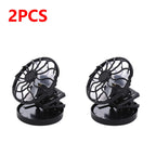 1/2/3PCS Solar Powered Cooling Fan Clip On Mini Solar Fan Outdoor Camp
