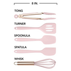 KYCOR-Silicone Cooking Utensils Kitchen Utensil Set Silicone Kitchen Utensils Cooking Utensils For Nonstick Cookware