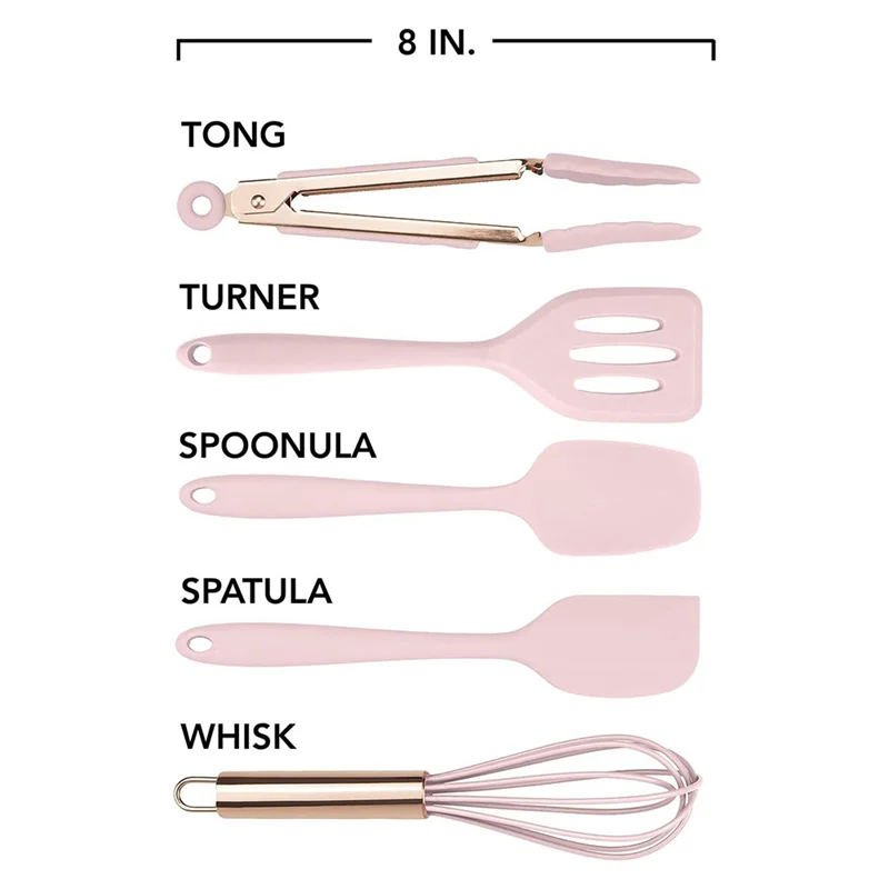 KYCOR-Silicone Cooking Utensils Kitchen Utensil Set Silicone Kitchen Utensils Cooking Utensils For Nonstick Cookware