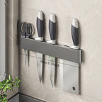 Kitchen Multi-Functional Storage Rack，Knife Holder Wall-Mounted Simple Knife Holder Storage Kitchen Knife Knife Inserting