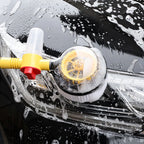Car Cleaning Brush Long Handle High Pressure Washer Adjustable Spray Foam Rotating Brush 360 Degree Chenille Auto Cleaning Tools
