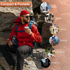 Electric Portable Coffee Machine Portable Italian Espresso Machine for Car & Home 3-in-1 Capsule Powder Travel Coffee Machine