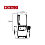 For Audi A6 S6 C6 2005-2011 Piano Black Centre Gear Shift transmission Panel Cover Car inside Trim Accessories Sticker