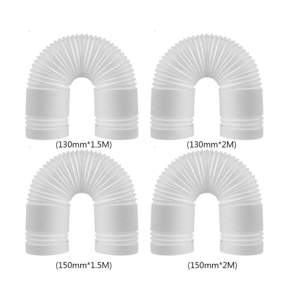 130/150mm Universal Duct Extension Pipe Air Ventilation Pipe Hose Air Conditioner Exhaust Accessories Duct Air System Vent