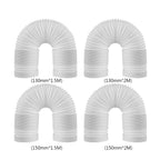 130/150mm Universal Duct Extension Pipe Air Ventilation Pipe Hose Air Conditioner Exhaust Accessories Duct Air System Vent