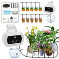 Garden Irrigation Controller with Timed Automatic Watering Device Built-in 1800mAh Battery Plant Watering System USB Charging
