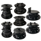 4pcs Height-adjustable Floor Balance Support Pedestal Bearing Decking Boards Slab Bearing Terrace Bearing Weatherproof Tools