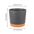 Self Watering Plant Pots Automatic Plastic Flowerpot Bottom Watering Planters with Saucer for Indoor Outdoor Plants Garden Decor