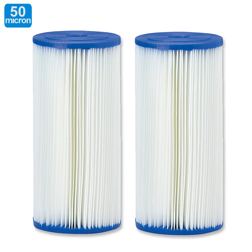 Coronwater 4.5"X 10" Pleated Polyster Water Filter Cartridge For Whole
