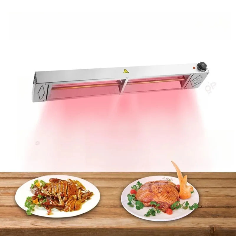 Kitchen equipment hanging catering food heating lamp electric heater hanging restaurant self-service food heating lamp
