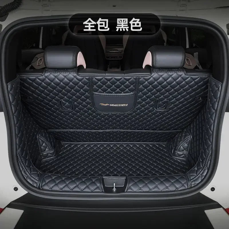 For BYD Dolphin Mini 2025 Custom Car Trunk Mat BYD Seagull Leather Full Coverage Cargo Liner Waterproof Interior Accessories