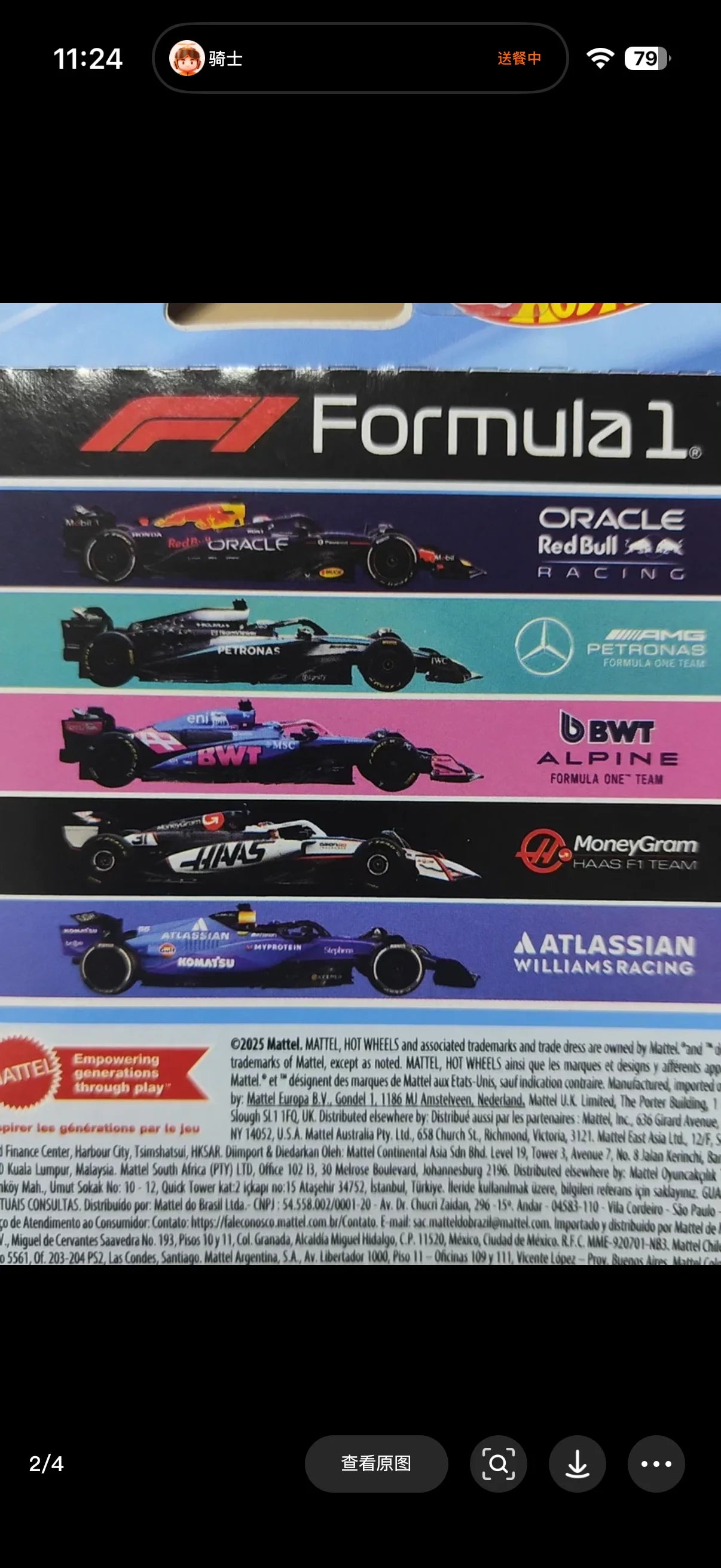 New In Stock Hot Wheels X Formula 1 Jln11 Collectible Car 1/64 Toy Set 5 Packs Diecast Vehicle Gift