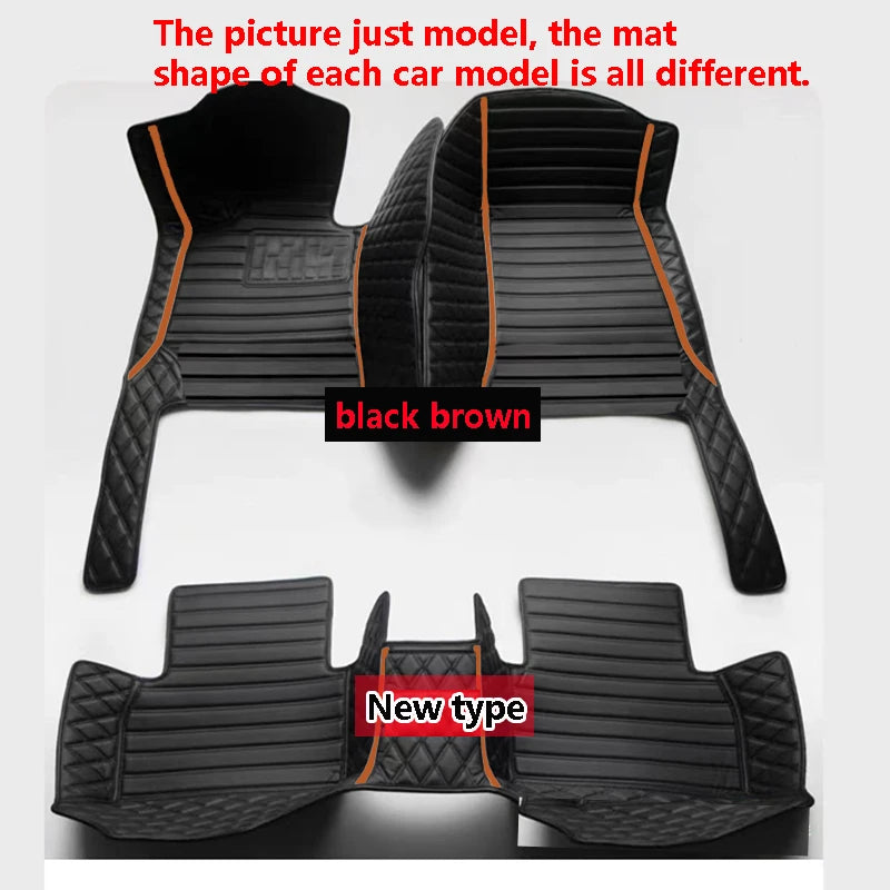 Car Floor Mat For Custom For Haval H6 2023 Automobile Rugs Non-Slip Leather Man Full Set Luxury Woman Foot Pads Auto Accessory