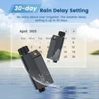 GIRIER Tuya WiFi Water Timer No Hub Required Smart Sprinkler Timer for Garden Hose Drip Irrigation System 2-Year Battery Life