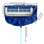 Summer Large Air Conditioning Cleaning Cover Kit 36000BTU Hanging AC Reusable Thickened Dust Water Bag Support Plate Cleaner