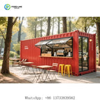 Customized Outdoor Kitchen Color Container Prefabricated Mobile Store Modular Complete Transport Container House